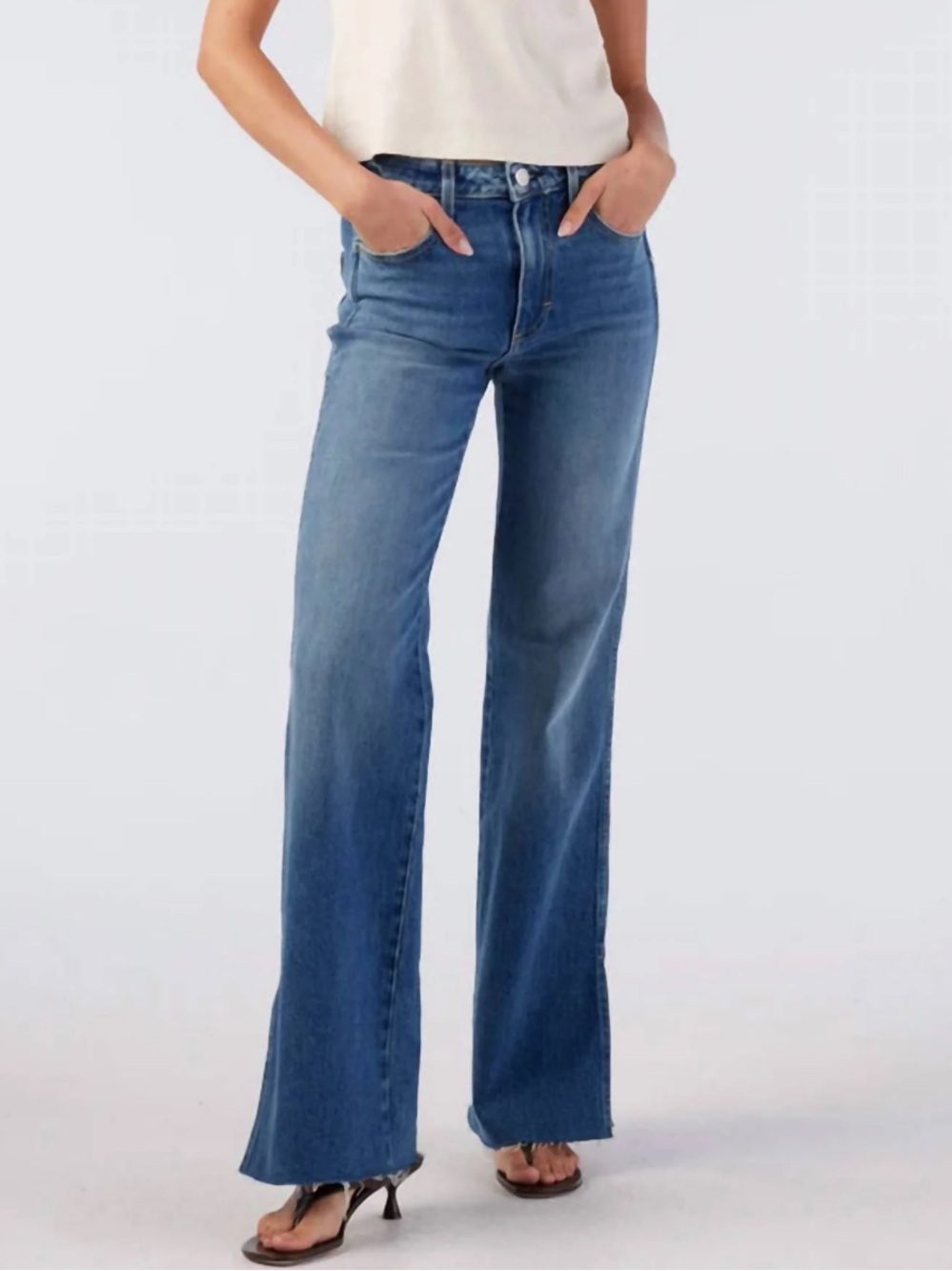 AMO Georgia Split Flare Jeans in Big Love Size 29